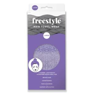 Freestyle Hair Towel Wrap Lavender - Large