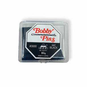 555 Matt Bobby Pins 2in Black 80gm