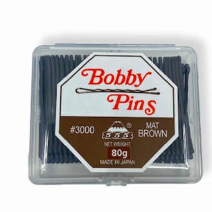 555 Matt Bobby Pins 2in Brown 80gm