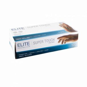 Elite Vinyl Powder Free Gloves Clear Small 100 Pce