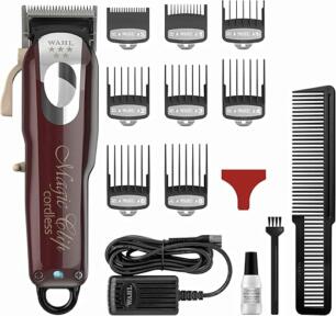 Wahl 5 Star Magic Clipper Burgundy Cordless