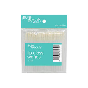 Pure Beauty Disposable Lip Gloss Wands 25 Pkt